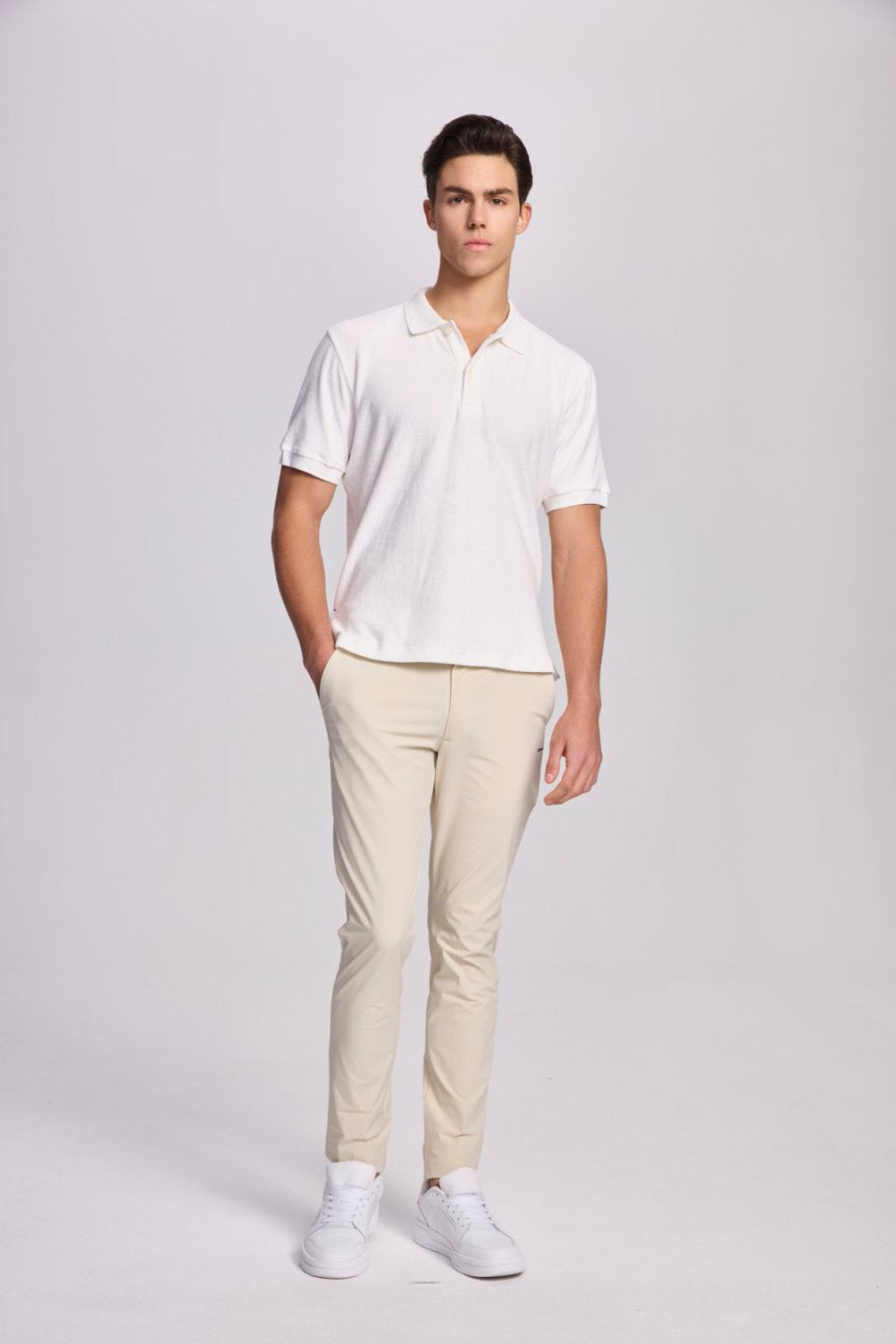 His First Terry Polo