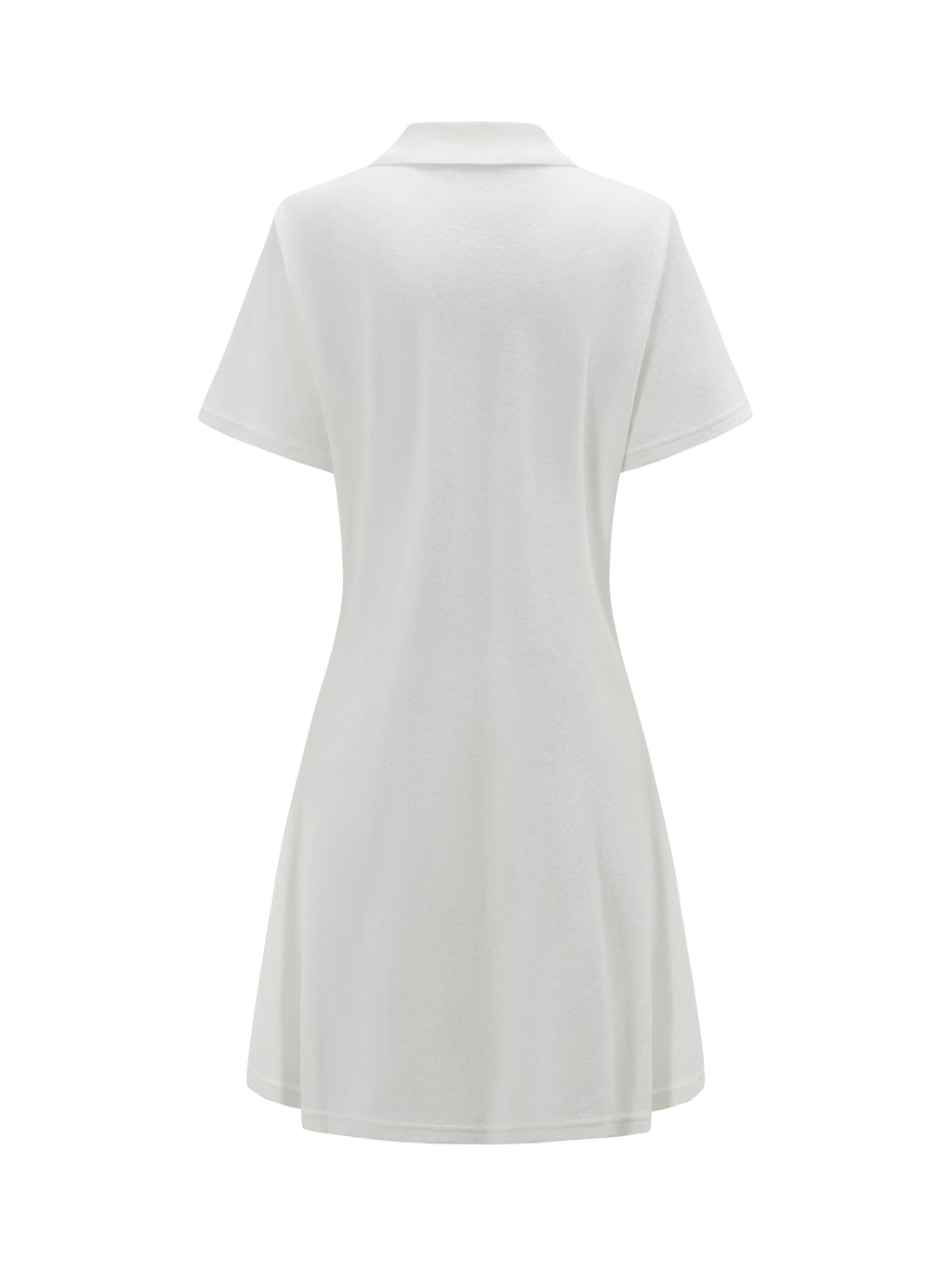 WEAR TERRY dress with Terry logo on a white background