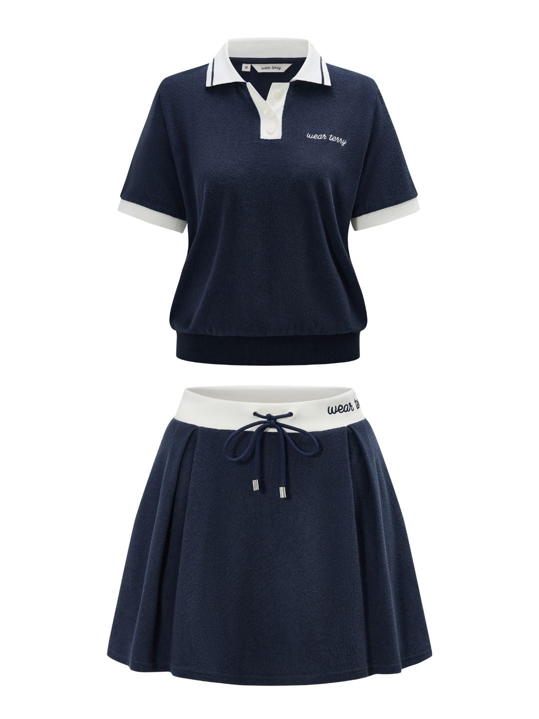 "Palma" Terry Polo & Skort Set