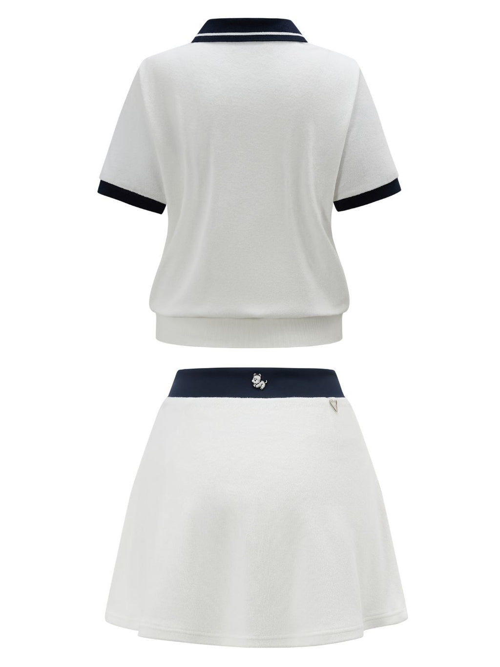 "Palma" Terry Polo & Skort Set