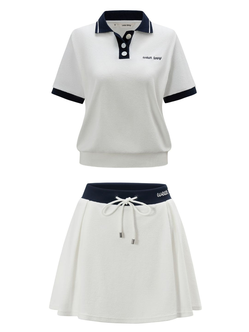 "Palma" Terry Polo & Skort Set