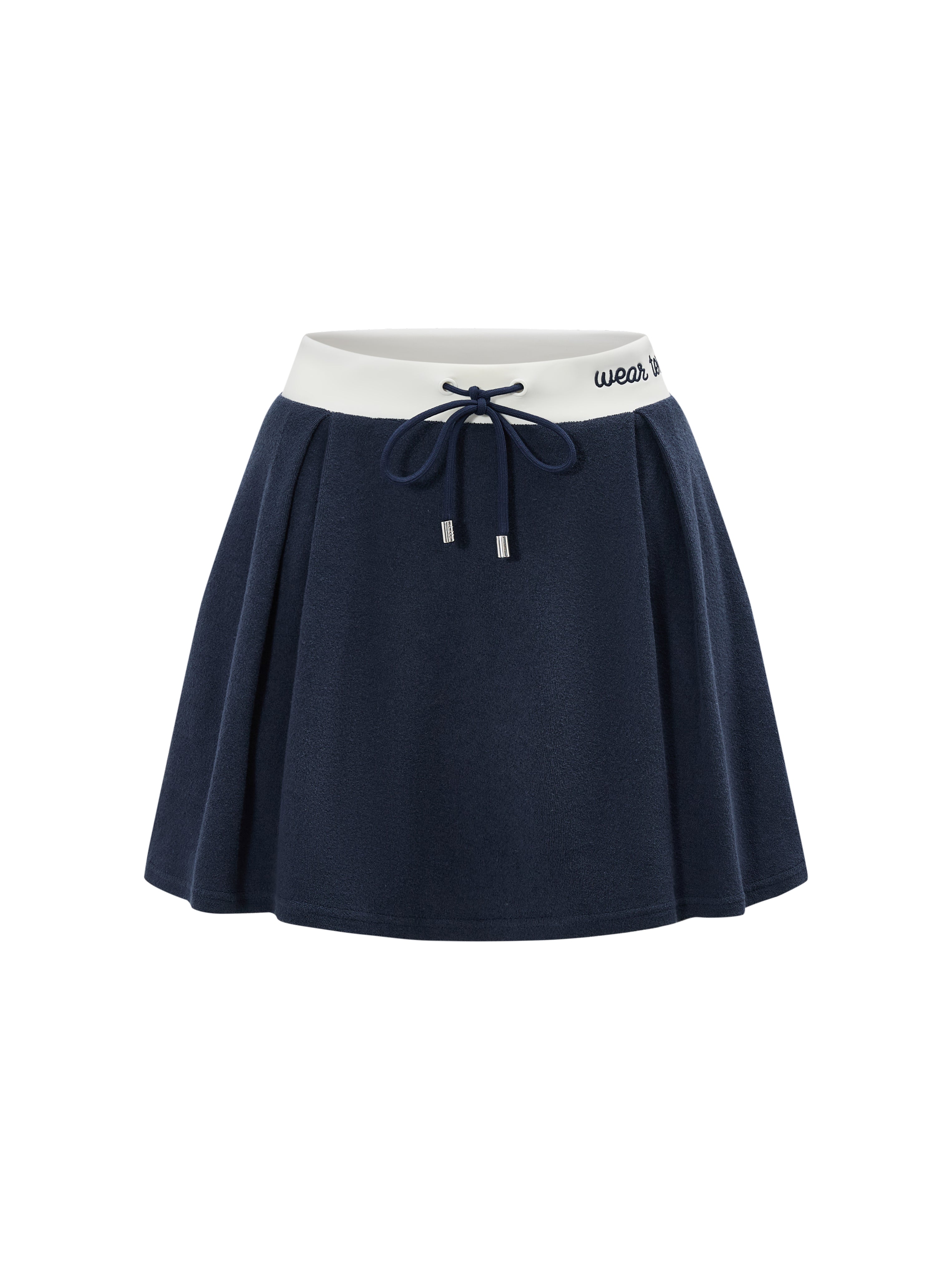 "Palma" Pleated Terry Sport Dress