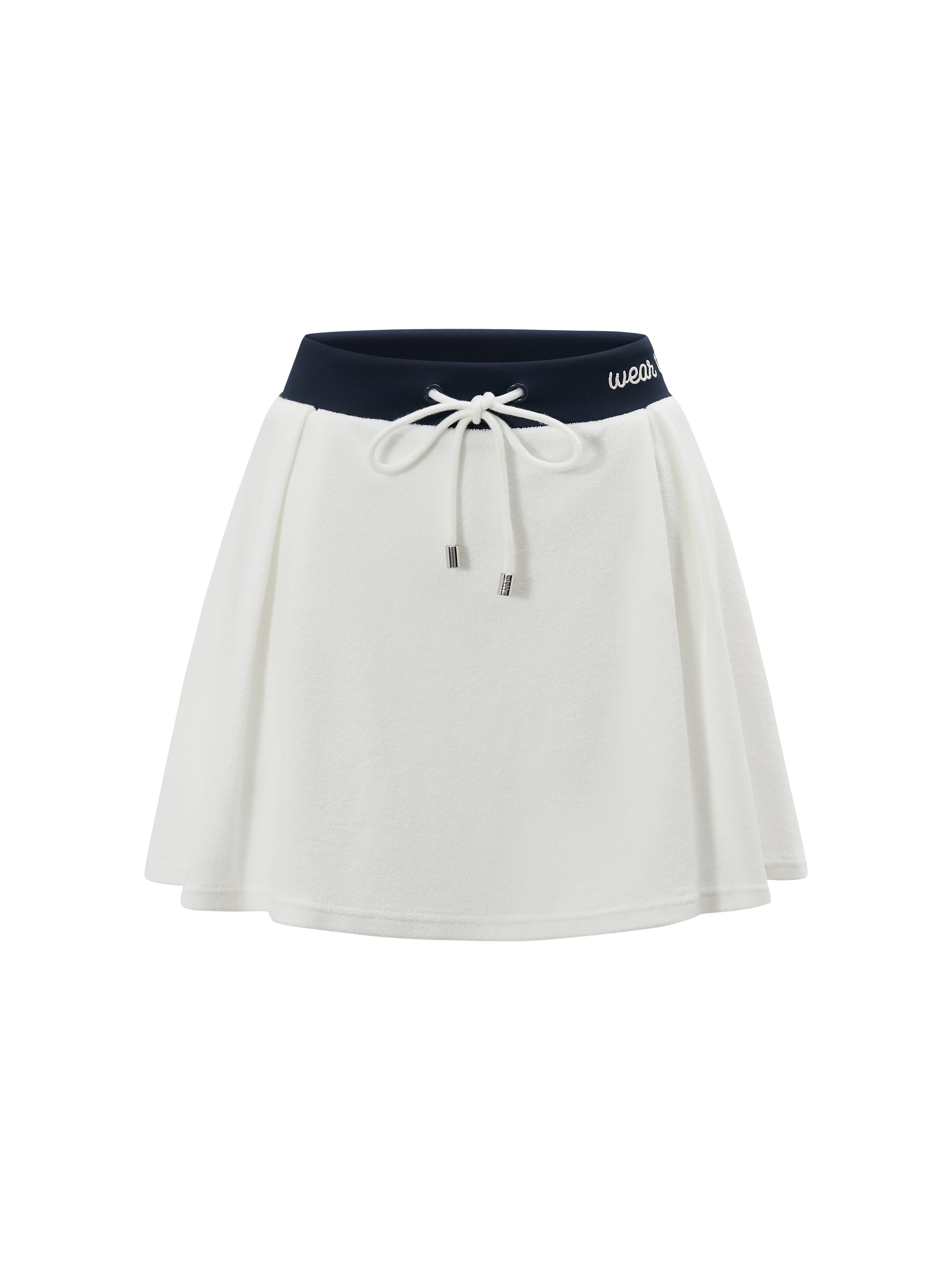 "Palma" Pleated Terry Sport Dress