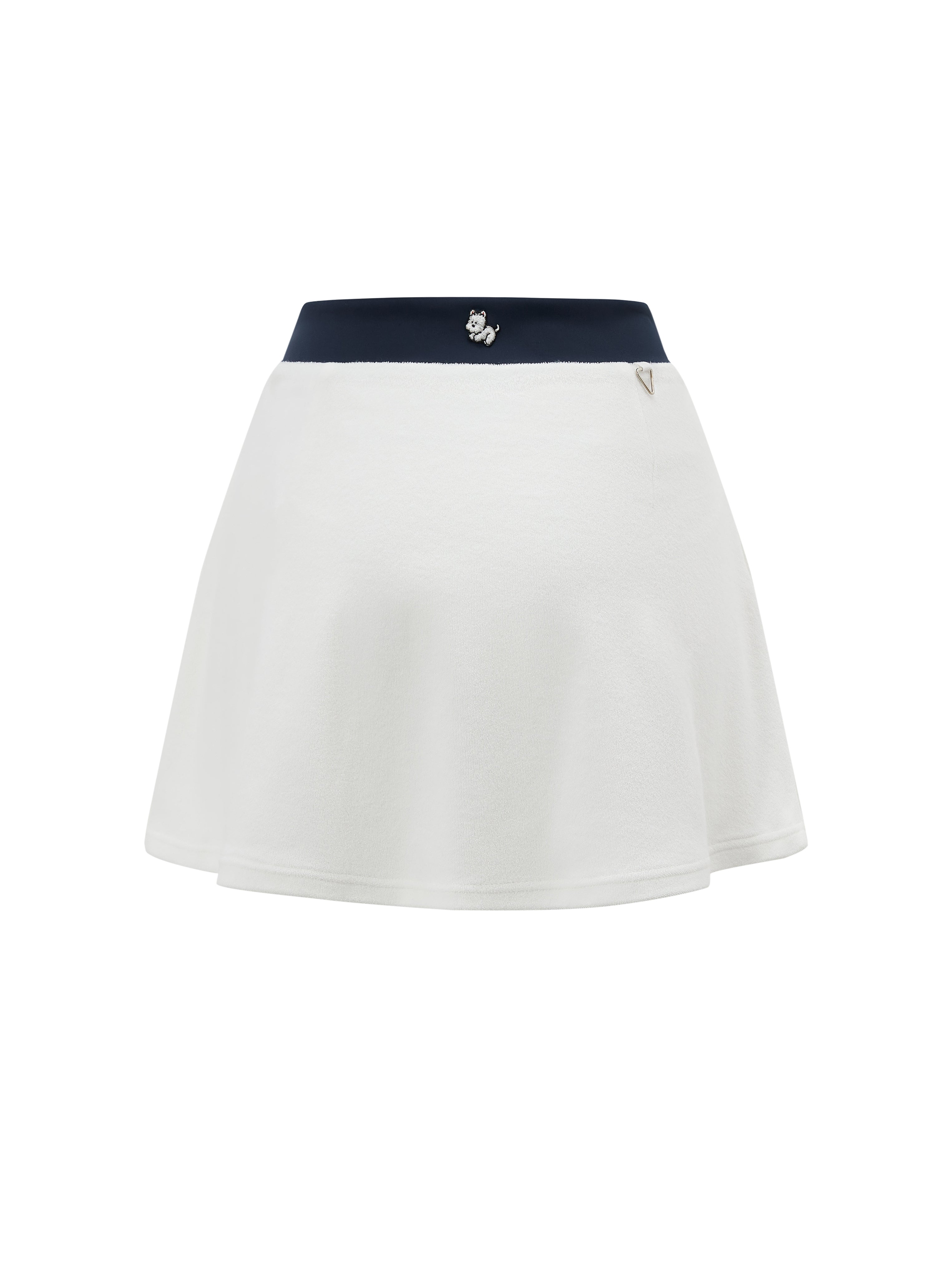 "Palma" Pleated Terry Sport Dress
