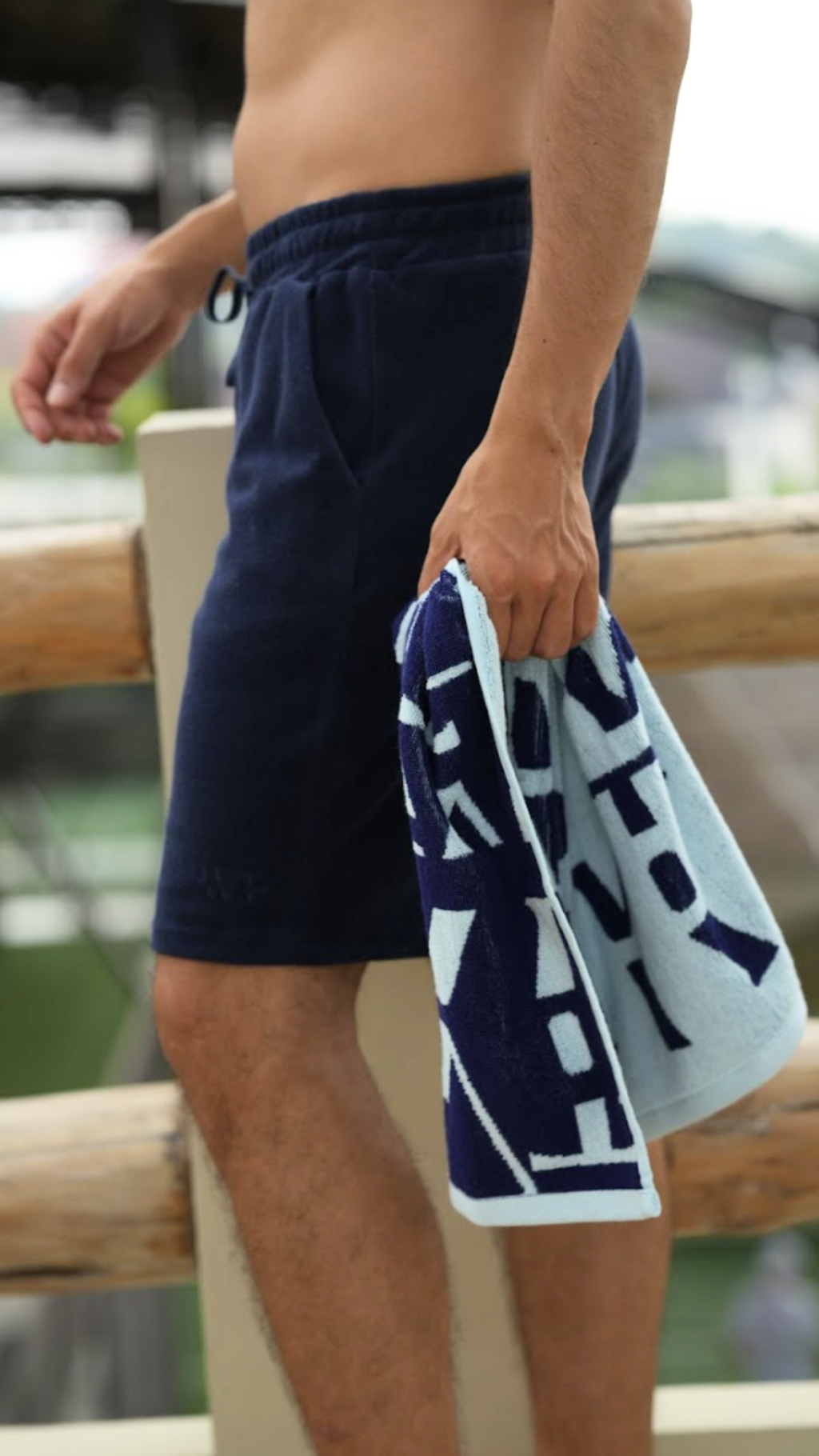 Monogram Jacquard Gym Towel