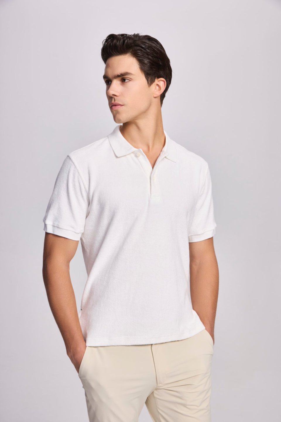 His First Terry Polo